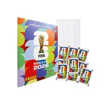 Kit Álbum Copa Do Mundo 2026 + Capa Plástica Protetora + 70 Figurinhas Lacrados Colecionáveis - Kit Álbum Copa Do Mundo 2026 + Capa Plástica Protetora + 70 Figurinhas Lacrados Colecionáveis -