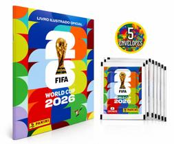 Kit Álbum Copa Do Mundo Com 35 Figurinhas Originais Lacradas FIFA 2026