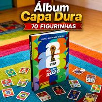 Kit Album Copa Do Mundo Fifa 2026 Capa Dura + 70 Figurinhas Kit Album Copa Do Mundo Fifa 2026 Capa Dura + 70 Figurinhas