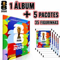 Kit Álbum da Copa do Mundo FiFa 2026 + Envelopes de Figurinhas Colecionáveis Panini Escolha sua Quan Kit Álbum da Copa do Mundo FiFa 2026 + Envelopes de Figurinhas Colecionáveis Panini Escolha sua Quan