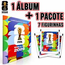 Kit Álbum da Copa do Mundo FiFa 2026 + Envelopes de Figurinhas Colecionáveis Panini Escolha sua Quan Kit Álbum da Copa do Mundo FiFa 2026 + Envelopes de Figurinhas Colecionáveis Panini Escolha sua Quan