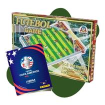 Kit Album De Figurinhas Copa America + Jogo Futebol Game De Mesa