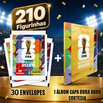 Kit Álbum Panini Copa 2026 Capa Dura Série Ouro 30 Envelopes 210 Figurinhas Kit Álbum Panini Copa 2026 Capa Dura Série Ouro 30 Envelopes 210 Figurinhas
