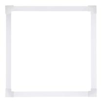 Kit Alçapão Moldura Forro PVC 60x60 BRANCO GELO
