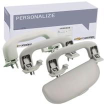 Kit Alcas De Teto Porta Oculos Acessorios Onix prisma Kit910 Kit Alcas De Teto Porta Oculos Acessorios Onix prisma Kit910