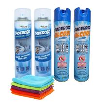 Kit Álcool Desinfetante + Limpador Uso Geral Poderoso Kit Álcool Desinfetante + Limpador Uso Geral Poderoso