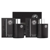 Kit Alfa Romeo Black Collection - Perfume Masculino EDT + Pós Barba