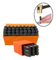 Kit Alfanumérico De Bater 6 Mm Marcar Gravar Peças Chassis Em Aço Ferro Algarismo Abecedário Kit Alfanumérico De Bater 6 Mm Marcar Gravar Peças Chassis Em Aço Ferro Algarismo Abecedário