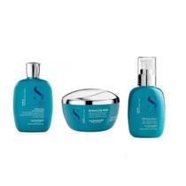 Kit Alfaparf Curls shampoo 250ml máscara 200ml e defining 125ml para cachos hidratados e definidos