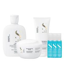 Kit Alfaparf Diamond Illuminating + 3x Ampolas Semi di Lino Kit Alfaparf Diamond Illuminating + 3x Ampolas Semi di Lino