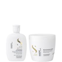 Kit Alfaparf Diamond Semi Di Lino Shampoo 250ml Máscara 500ml Brilho Maciez e Cabelos Saudáveis Kit Alfaparf Diamond Semi Di Lino Shampoo 250ml Máscara 500ml Brilho Maciez e Cabelos Saudáveis