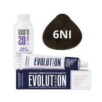 Kit Alfaparf Evolution Of The Color 6NI Louro Escuro Intenso 60ml + OX 20V 90ml