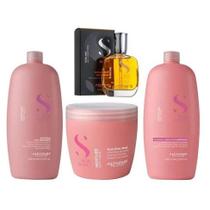 Kit alfaparf sdl moisture 3 itens + cristalli liquidi 50 ml