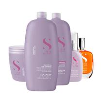 Kit Alfaparf SDL Smooth Smoothing Profissional - 5 Produtos Kit Alfaparf SDL Smooth Smoothing Profissional - 5 Produtos