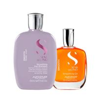 Kit Alfaparf SDL Smooth Smoothing - Shampoo 250ml+Óleo 100ml