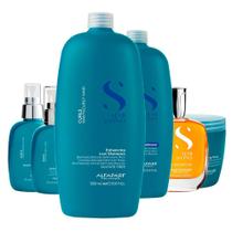 Kit Alfaparf Semi Di Lino Curls Profissional - 6 Produtos