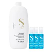 Kit Alfaparf Semi Di Lino Diamond - Shampoo 1L + 3x Ampola 13ml Kit Alfaparf Semi Di Lino Diamond - Shampoo 1L + 3x Ampola 13ml