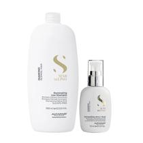 Kit Alfaparf Semi Di Lino Diamond - Shampoo 1L + Fluído 125ml Kit Alfaparf Semi Di Lino Diamond - Shampoo 1L + Fluído 125ml