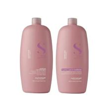 Kit Alfaparf Semi Di Lino Moisture Condicionador Shampoo 1litro Kit Alfaparf Semi Di Lino Moisture Condicionador Shampoo 1litro