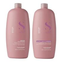 Kit alfaparf semi di lino moisture condicionador shampoo original