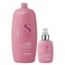 Kit Alfaparf Semi Di Lino Moisture - Shampoo 1L + Fluído 125ml Kit Alfaparf Semi Di Lino Moisture - Shampoo 1L + Fluído 125ml