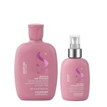 Kit Alfaparf Semi Di Lino Moisture - Shampoo 250ml + Fluído 125ml