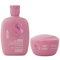 Kit Alfaparf Semi Di Lino Moisture - Shampoo 250ml + Máscara 200ml