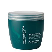 Kit Alfaparf Semi Di Lino Reconstruction - Shampoo 1L + Máscara 500ml + 3x Ampola 13ml + Creme 125ml