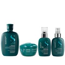 Kit Alfaparf Semi Di Lino Reconstruction - Shampoo 250ml + Máscara Suave 200ml + Creme 125ml + Fluído 125ml Kit Alfaparf Semi Di Lino Reconstruction - Shampoo 250ml + Máscara Suave 200ml + Creme 125ml + Fluído 125ml