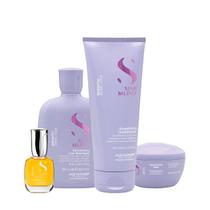 Kit Alfaparf Semi di Lino Smooth e Sublime - Frizz Zero com Brilho Intenso (4 produtos) Kit Alfaparf Semi di Lino Smooth e Sublime - Frizz Zero com Brilho Intenso (4 produtos)