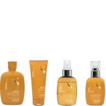 Kit Alfaparf Semi Di Lino Sunshine Completo Proteção Solar Capilar com 4 Itens Pós-Sol e UV Kit Alfaparf Semi Di Lino Sunshine Completo Proteção Solar Capilar com 4 Itens Pós-Sol e UV