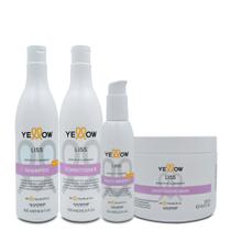 Kit Alfaparf Yellow Liss Completo Lisos Alinhados