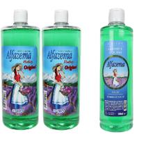 Kit Alfazema Halley 2un Deo Colônia 1000ml + Sabonete Líquido