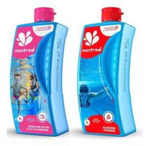 Kit Algicida Choque + Redutor de pH 1 L Piscina Montreal