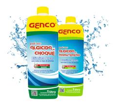 kit Algicida de choque e Manutenção Genco