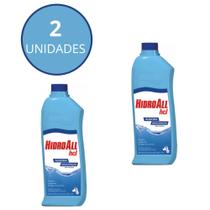kit Algicida de Manutenção hcl para Piscinas Hidroall 1 litro