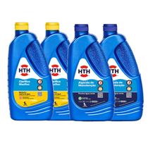Kit Algicida Manutenção Clarificante Maxfloc Hth (4 Litros)