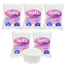 Kit Algodão Rolete Dental Com 500 Unidades Odontológico