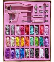 Kit Alicate 3 Em 1 Pregar Botão Pressão