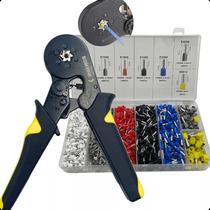 Kit alicate crimpar 1900 terminais 0.25 a 6mm2 bomvink bom-3706