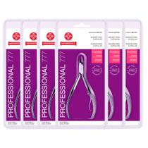 Kit Alicate Cutícula Profissional Mundial Inox Referência 777 - 6 Unidades Kit Alicate Cutícula Profissional Mundial Inox Referência 777 - 6 Unidades