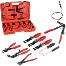 Kit Alicate De Braçadeira Mangueira Ar Água Óleo Automotivo