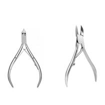 Kit Alicate de Cortar Unha e Alicate Para Cuticula Aço Inox 10 CM Profissional