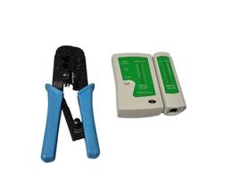 Kit Alicate de Crimpar Profissional 5684R + Testador de Cabo RJ45 e RJ11 Kit Alicate de Crimpar Profissional 5684R + Testador de Cabo RJ45 e RJ11
