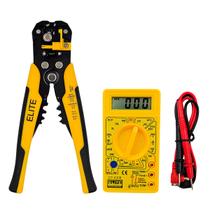 Kit Alicate Decapador + Multímetro Digital Profissional Elite