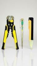 Kit Alicate Desencapador e Testador de Tensão