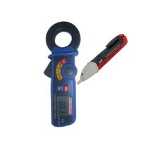 Kit Alicate Detector Fuga Digital Corrente Resistência Tensão Garra Va-410 Portátil Instrutherm Detector Tensão Tv-600