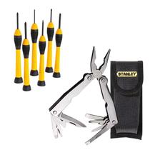Kit Alicate Multiuso 16x1 Jogo 6 Pcs Chave de Fenda Stanley Kit Alicate Multiuso 16x1 Jogo 6 Pcs Chave de Fenda Stanley