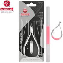 Kit Alicate Mundial 722 Inox e Mola de Silicone 1 Unidade