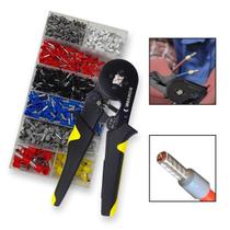 Kit Alicate Prensa Terminal Tubular Com 1250 Terminais